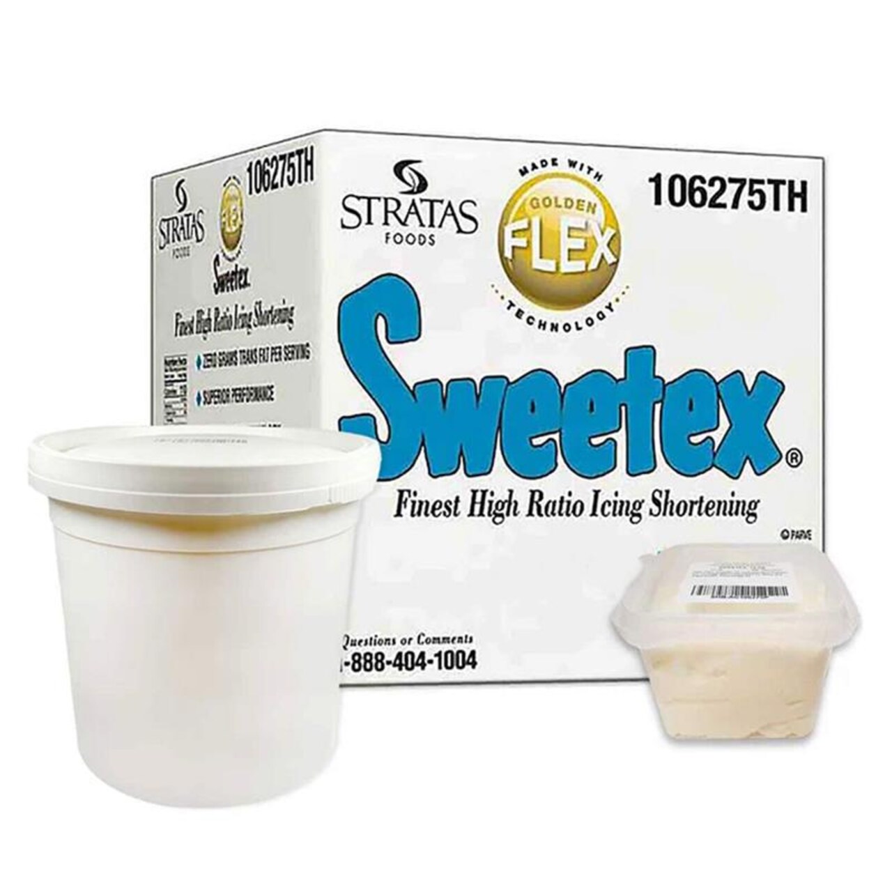 Sweetex Golden Flex Finest High Ratio Cake and Icing Shortening 2 lb
